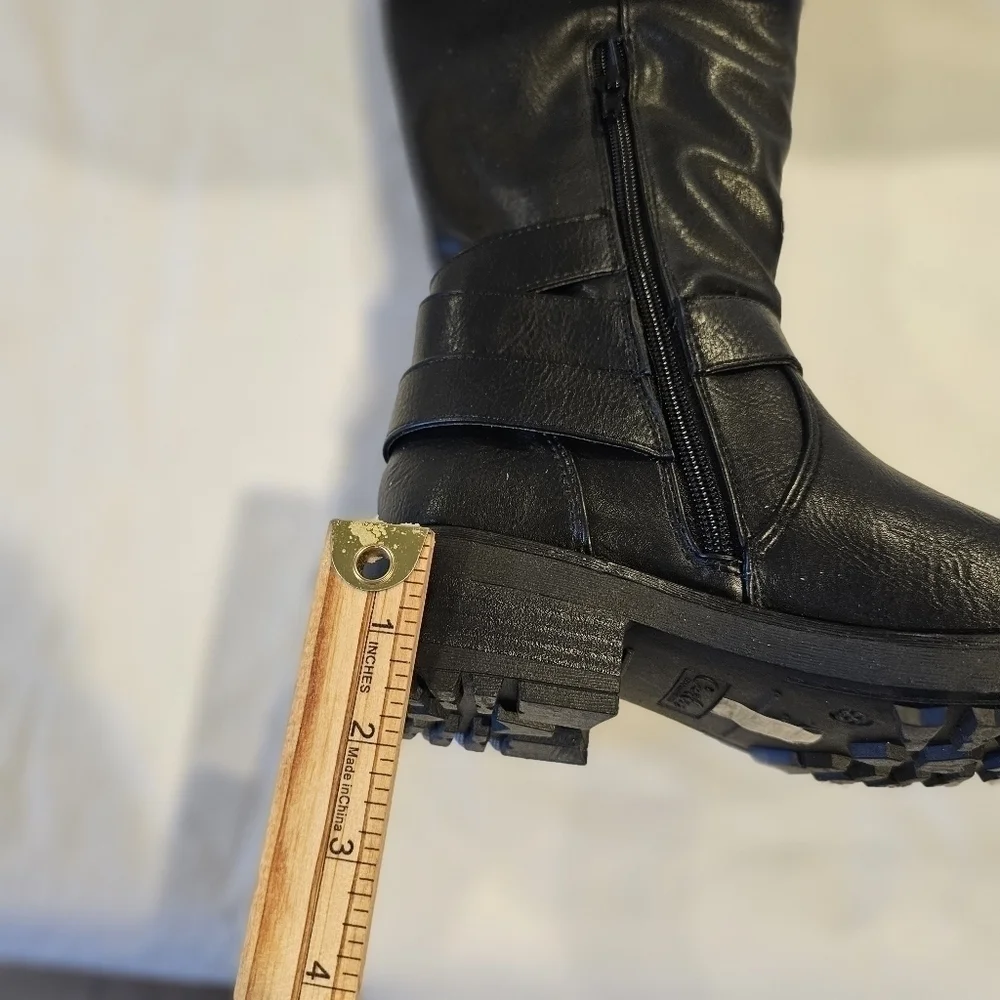 Carlos By Carlos Santana Sabina Women's Black Wife Calf Boots 5.5 NEW - Picture 7 of 15